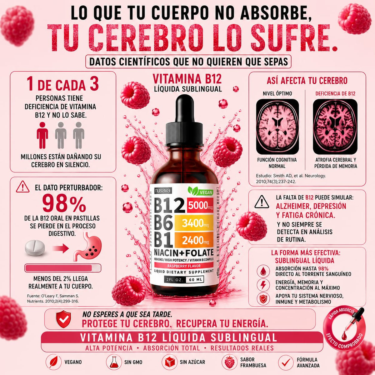 Complejo B Líquido de Máxima Absorción Celular - BioAbsorb™