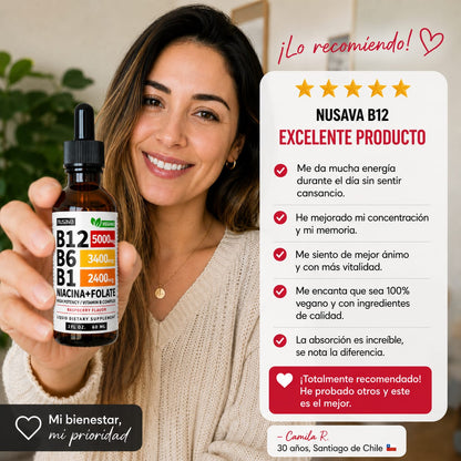 Complejo B Líquido de Máxima Absorción Celular - BioAbsorb™