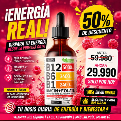 Complejo B Líquido de Máxima Absorción Celular - BioAbsorb™