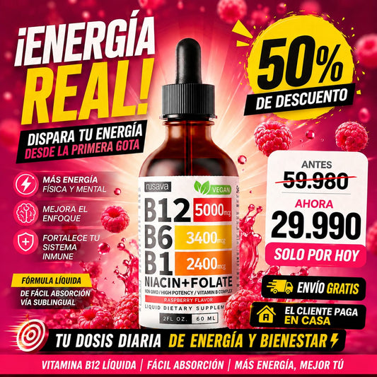 Complejo B Líquido de Máxima Absorción Celular - BioAbsorb™